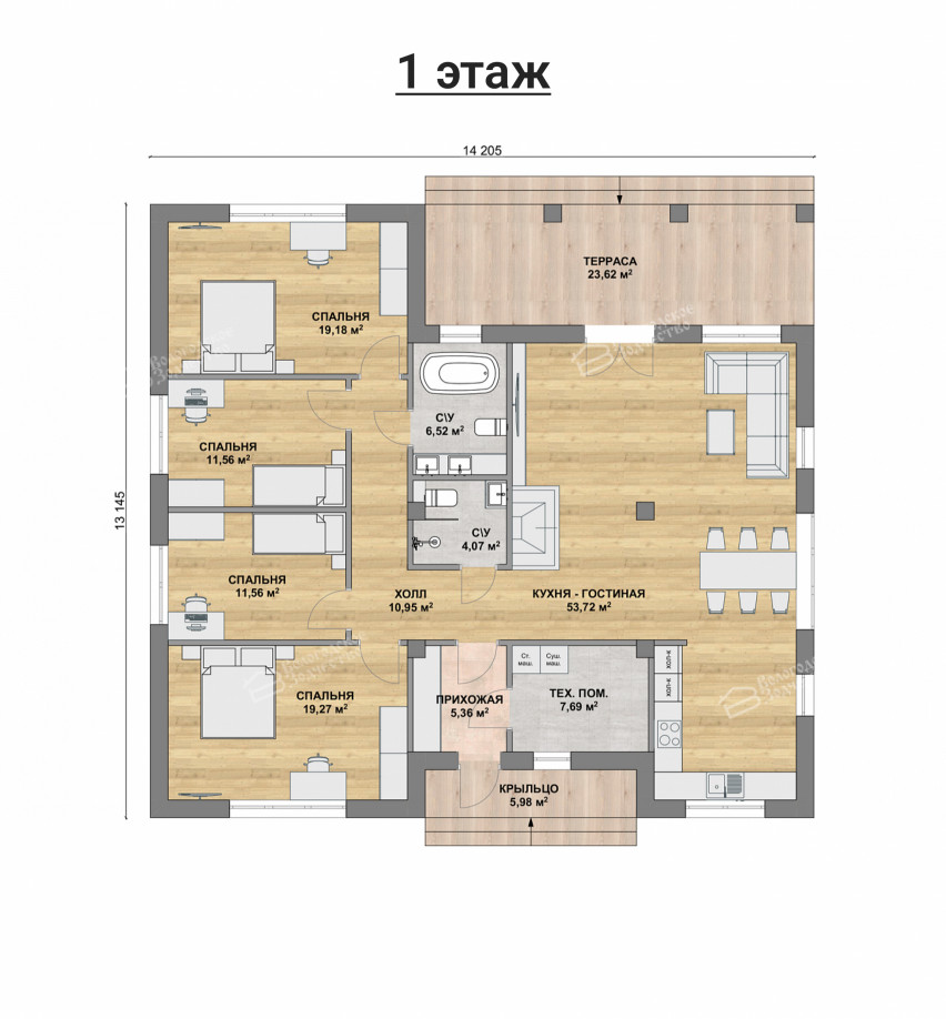 Дом из камня VZ-776